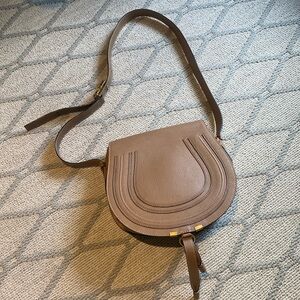 Marcie Medium Crossbody Bag in Grained Leather